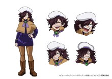 シュラ子（CV：青山吉能）。メチャ子のいとこ。メチャ子を始末して自分が怪奇組の組長になろうと日々たくらんでいる。能力は高いが、ガラが悪い。