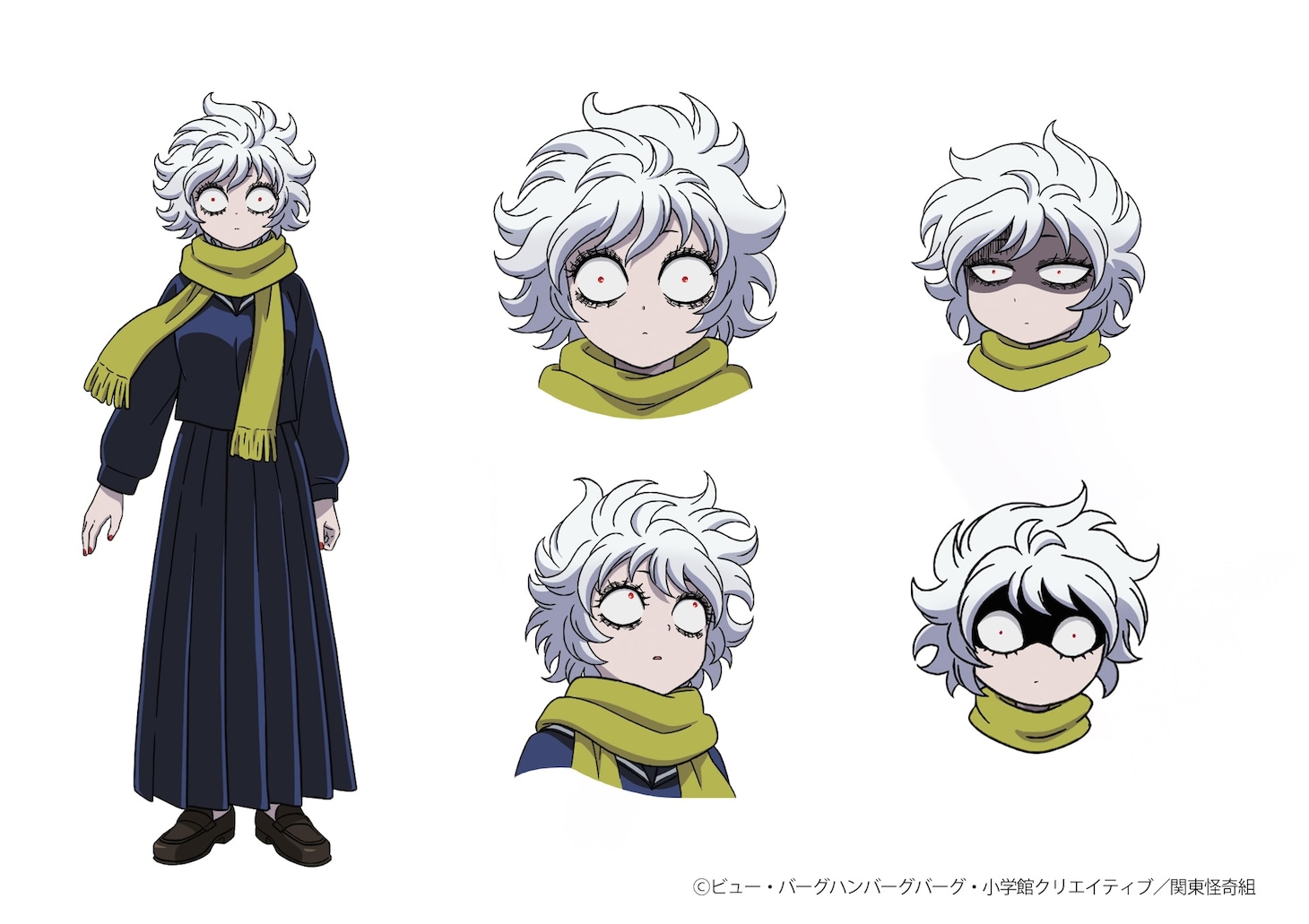 メチャ子（CV：青木瑠璃子）。人間ともお化けとも少し違う存在。すべてのお化けの力を持つが、使い道を知らず活用できていない。怪奇組の組長でありながら“怖さ”がわからず組を衰退させてしまう。恐怖に疎いが、メチャ子が周囲に与える恐怖度は高い。