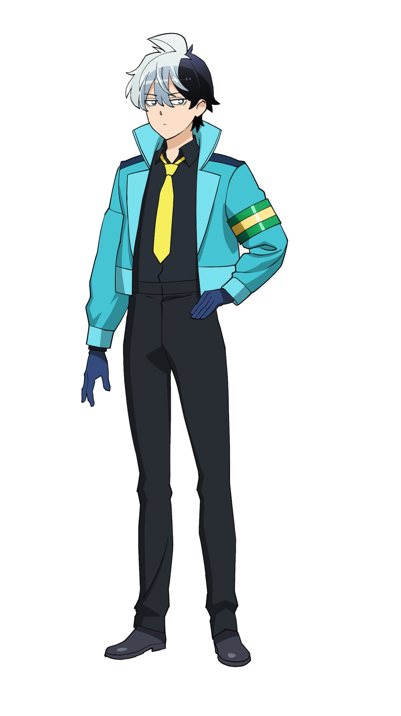 TVアニメ「超巡！超条先輩」10月に放送開始、超条巡＆一本木直の設定画公開