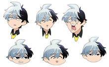 TVアニメ「超巡！超条先輩」10月に放送開始、超条巡＆一本木直の設定画公開