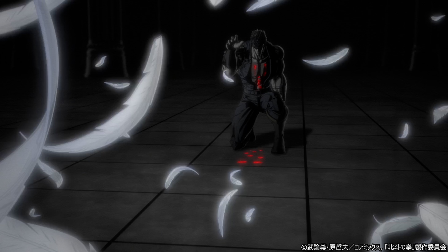 アニメ「北斗の拳 -FIST OF THE NORTH STAR-」ノンクレジットオープニングのカット (c)武論尊・原哲夫／コアミックス, 「北斗の拳」製作委員会