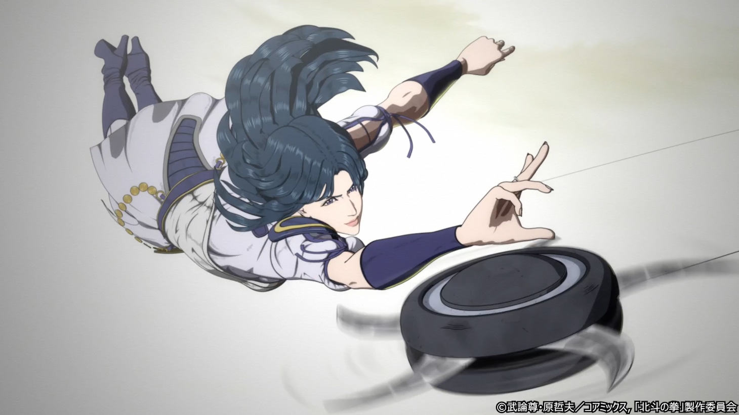 アニメ「北斗の拳 -FIST OF THE NORTH STAR-」ノンクレジットオープニングのカット (c)武論尊・原哲夫／コアミックス, 「北斗の拳」製作委員会