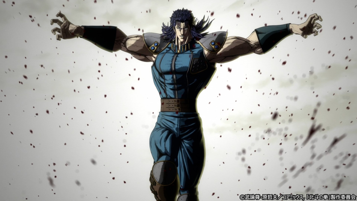 アニメ「北斗の拳 -FIST OF THE NORTH STAR-」ノンクレジットオープニングのカット (c)武論尊・原哲夫／コアミックス, 「北斗の拳」製作委員会