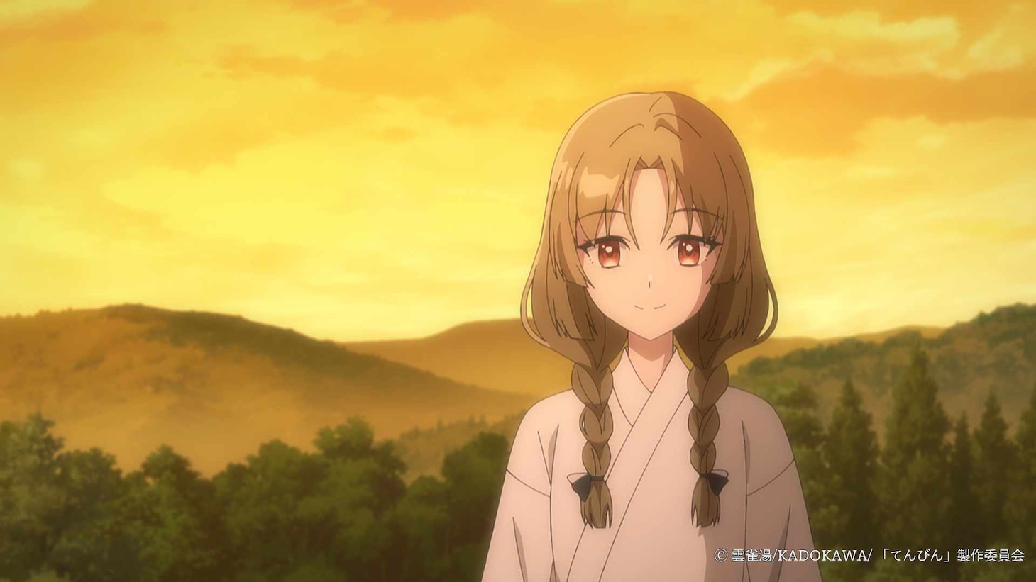 TVアニメ「転校先の清楚可憐な美少女が、昔男子と思って一緒に遊んだ幼馴染だった件」メインPV第1弾より、沙紀 (c) 雲雀湯/KADOKAWA/ 「てんびん」製作委員会