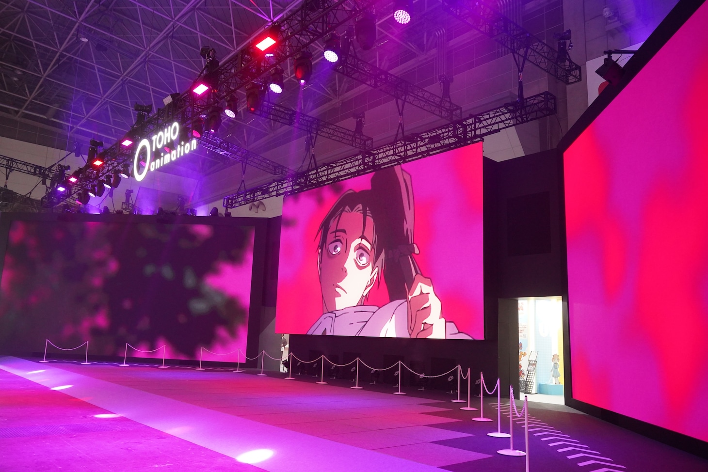 TOHO animationブースの様子