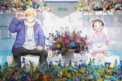 KADOKAWAブースの様子 (c)つるまいかだ・講談社/メダリスト製作委員会