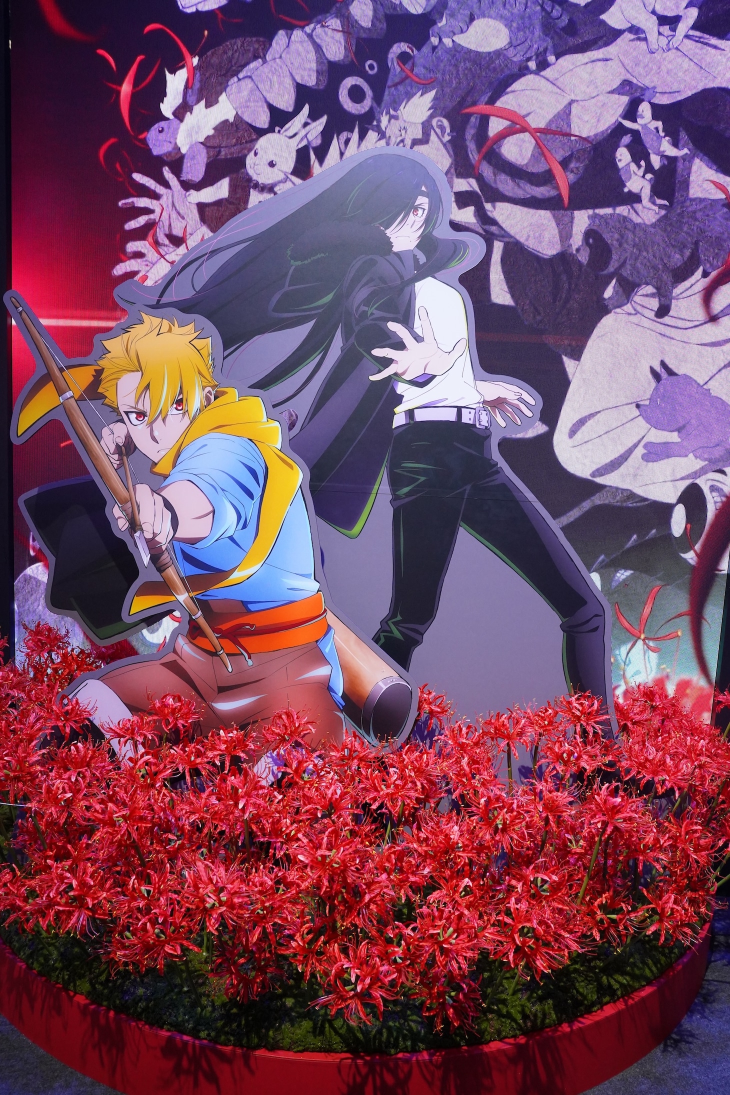 アニプレックスブースの様子 (c)Hiromu Arakawa/SQUARE ENIX, Project TSUGAI