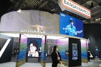 バンダイナムコフィルムワークスブースの様子