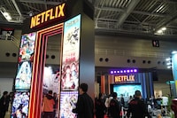 Netflixブースの様子