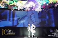 KADOKAWAブースの様子 (c)長月達平・株式会社KADOKAWA刊/Re:ゼロから始める異世界生活4製作委員会