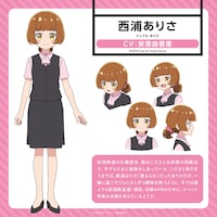 西浦ありさ（CV：安齋由香里）(c) ＴＯＭＹＴＥＣ／てつりょー！製作委員会