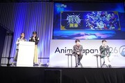 「Fate/Grand Order スペシャルステージ ～Road to 終章 After-Party～」の様子。左から森遥香、日比優理香、千葉翔也、石谷春貴
