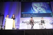 「Fate/Grand Order スペシャルステージ ～Road to 終章 After-Party～」の様子。左から森遥香、日比優理香、千葉翔也、石谷春貴