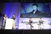 「Fate/Grand Order スペシャルステージ ～Road to 終章 After-Party～」の様子。左から森遥香、日比優理香、千葉翔也、石谷春貴