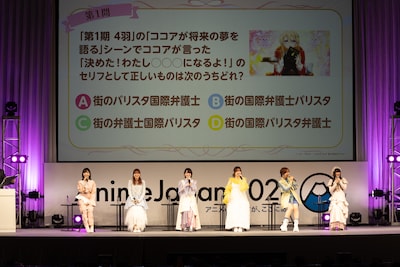 「劇場版 ご注文はうさぎですか？～We Are Family!～」のステージイベントの様子