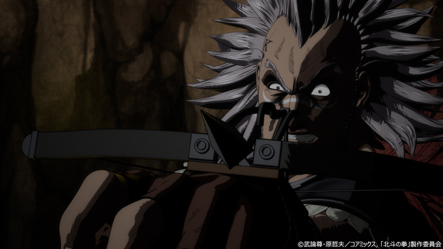 アニメ「北斗の拳 -FIST OF THE NORTH STAR-」第2話「今日より明日」先行カット (c)武論尊・原哲夫／コアミックス, 「北斗の拳」製作委員会