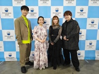 トークイベントの登壇者。左から大塚剛央、春瀬なつみ、市ノ瀬加那、内田雄馬