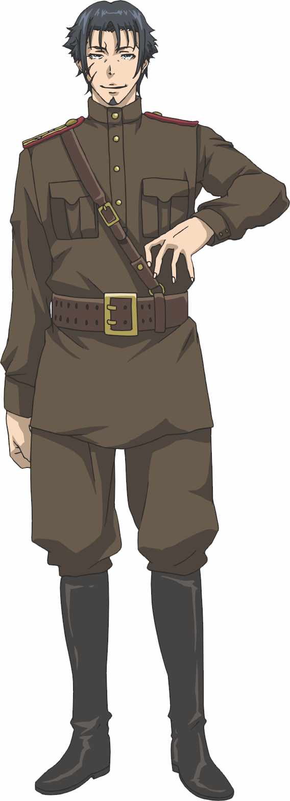 ミケル（CV：杉田智和）。連邦軍の魔導師。連邦にて魔導師は迫害の対象であったが、帝国との戦争でその必要性が認識されたことでラーゲリから現役へと復帰し、多国籍義勇軍に派兵された。前線では高い戦闘能力を発揮し、実力派の指揮官として存在感を示す。祖国のために、生き延びるために、彼は戦う。