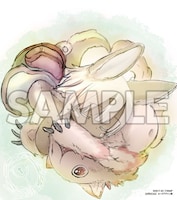 「劇場版総集編メイドインアビス【後編】放浪する黄昏」の入場特典の、つくしあきひと描き下ろしミニ色紙