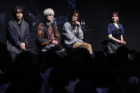 左から小林千晃、榊原優希、江口拓也、ファイルーズあい