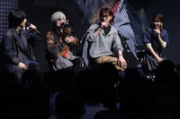 左から小林千晃、榊原優希、江口拓也、ファイルーズあい