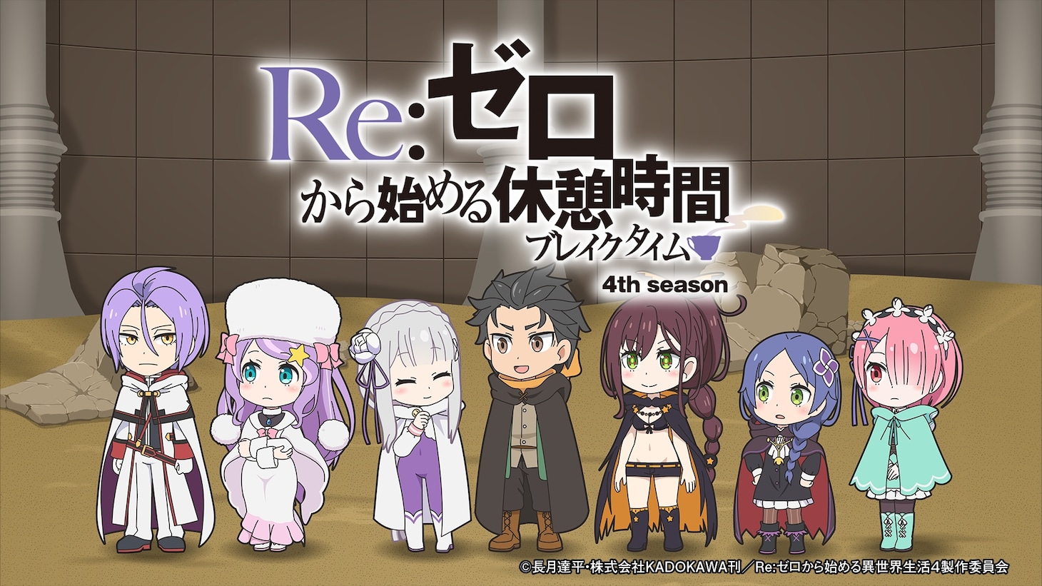 TVアニメ「Re:ゼロから始める異世界生活」4th seasonの本編に併せて放送・配信されるミニアニメ
