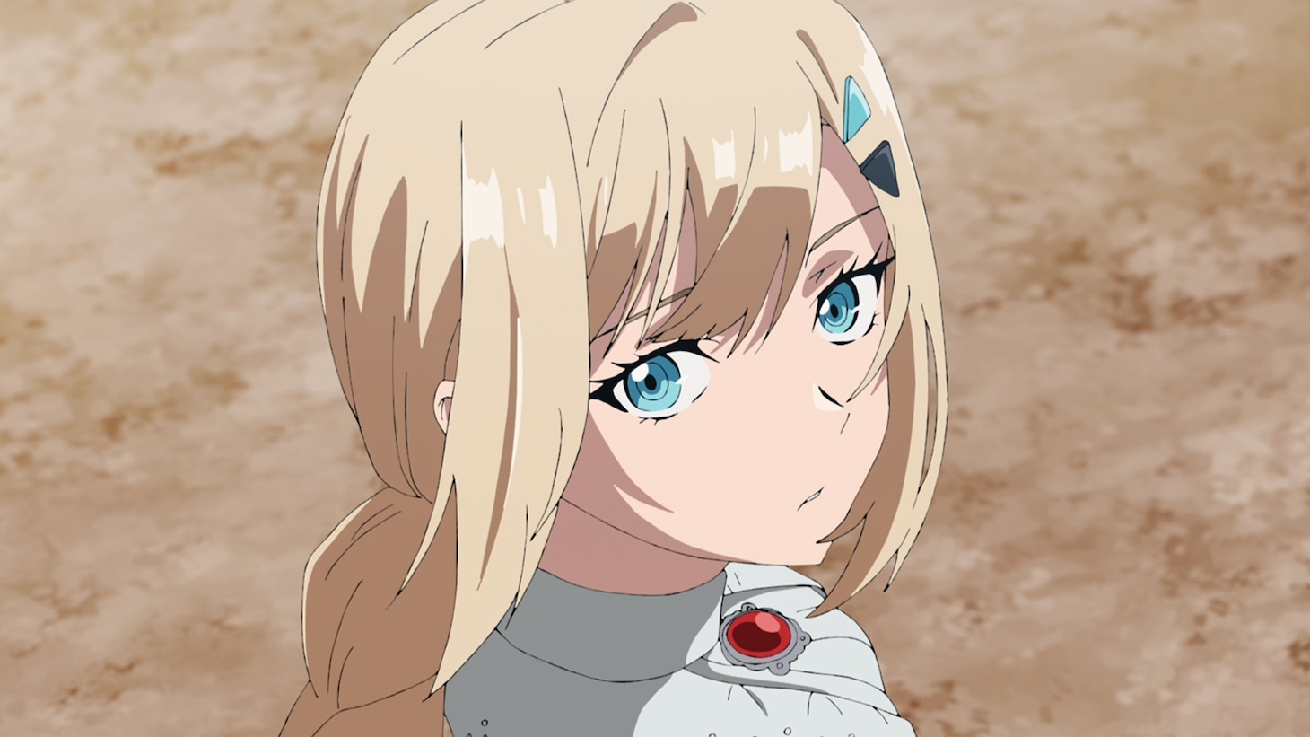 TVアニメ「ロメリア戦記」第1話の場面カット (c)有山リョウ／小学館／『ロメリア戦記』製作委員会