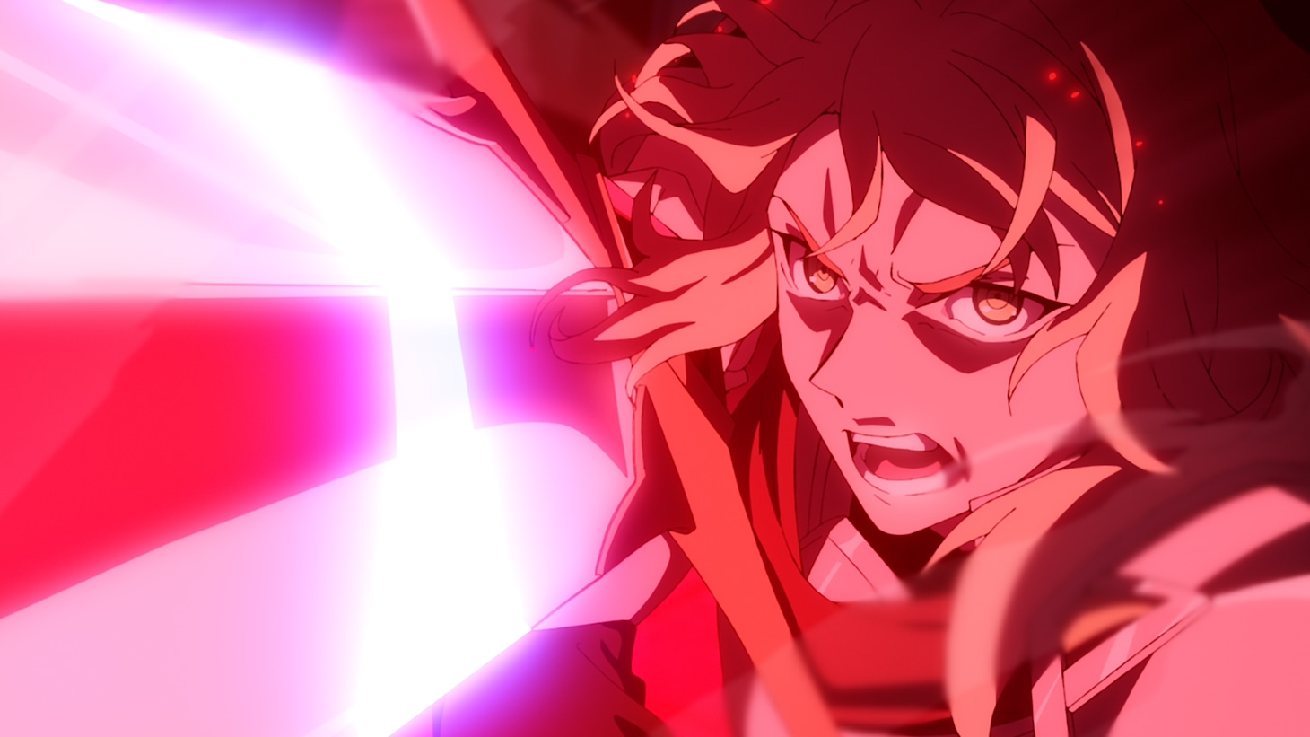 TVアニメ「ロメリア戦記」第1話の場面カット (c)有山リョウ／小学館／『ロメリア戦記』製作委員会