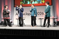 左から石橋陽彩、榎木淳弥、村瀬歩、熊谷健太郎