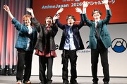 左から村瀬歩、石橋陽彩、榎木淳弥、熊谷健太郎