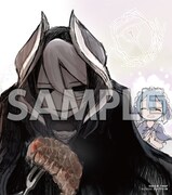 「劇場版総集編メイドインアビス【前編】旅立ちの夜明け」の入場特典の、つくしあきひと描き下ろしミニ色紙