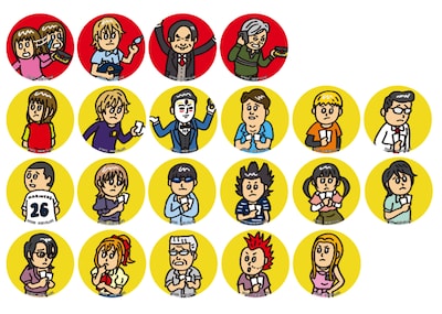 「No.8【100個の“嘘”が潜む史上最高難易度の嘘（間違い）探し 各エリアの嘘（間違い）の数を当てろ」に正解するともらえるアイコン