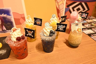 「ONE PIECE CAFE GENE」第2弾メニューのドリンク一覧。