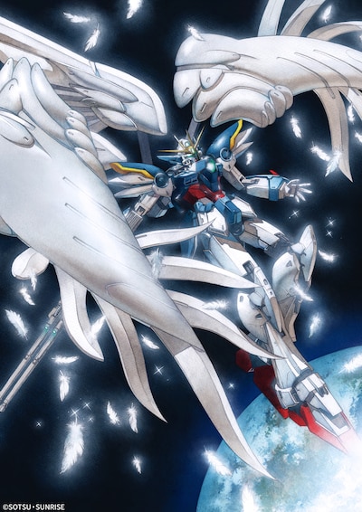 コサカダイキによるウイングガンダムゼロ（Endless Waltz）の描き下ろしイラスト
