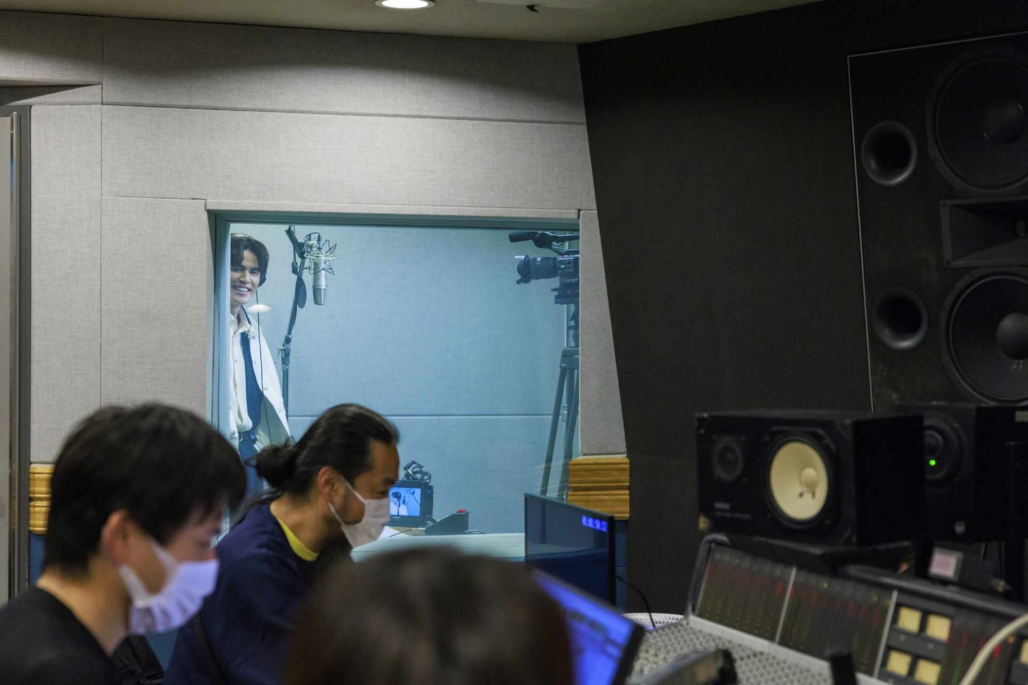 宮野真守のメイキングの様子