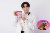 宮野真守。右下には宮野が演じたマーモットのキャラクター