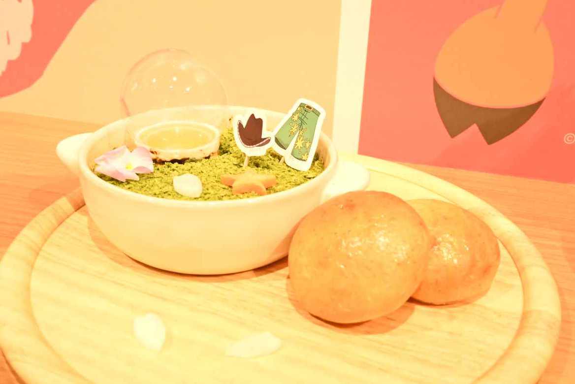 「ONE PIECE CAFE GENE」第2弾メニューより、「『やだ ベタベタするわ』シャボンディ パングラタン」