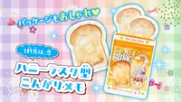「お菓子な友活ステショセット」の「ハニーラスク型こんがりメモ」