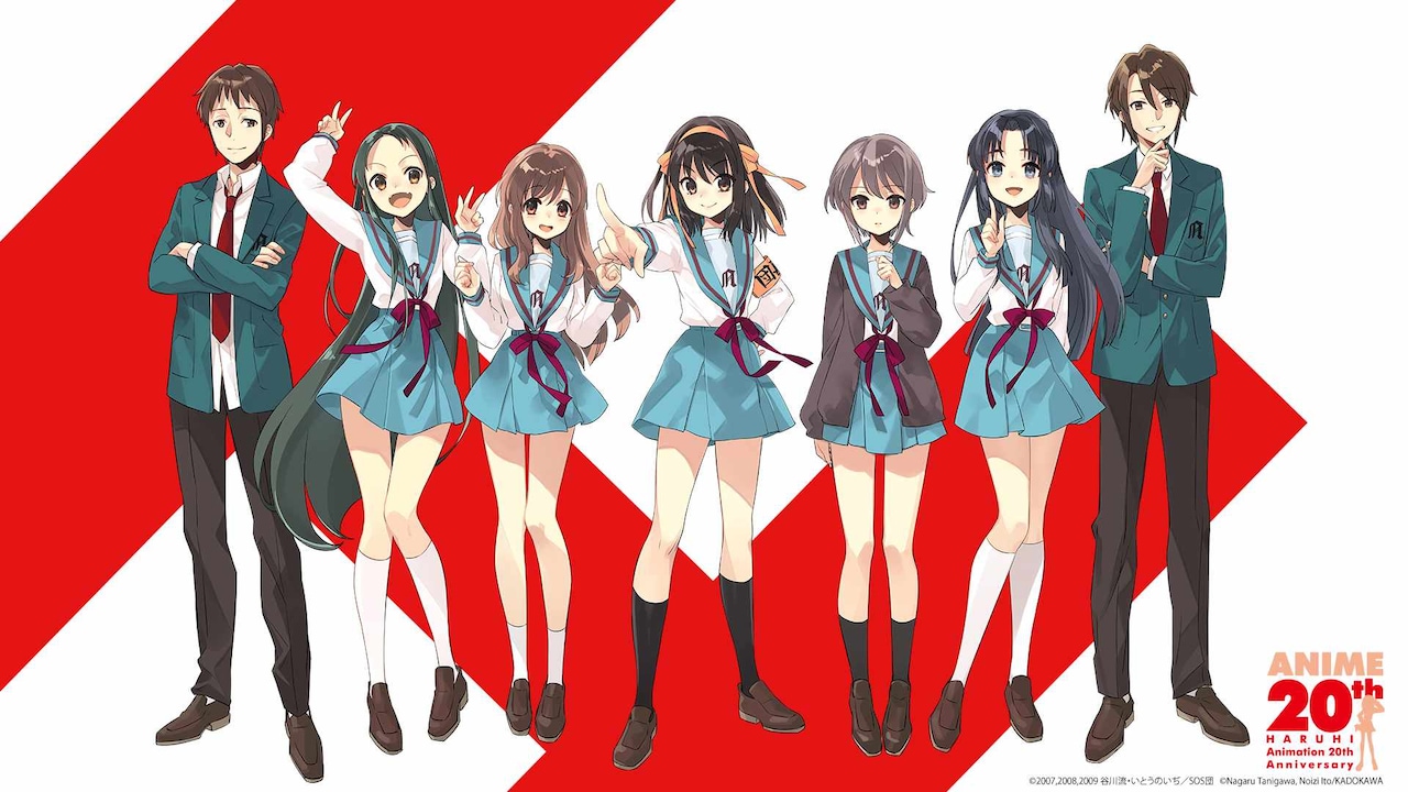 涼宮ハルヒの憂鬱」本日放送20周年！名シーン集めた記念PV 展示