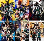 アニメ「僕のヒーローアカデミア」ビジュアル