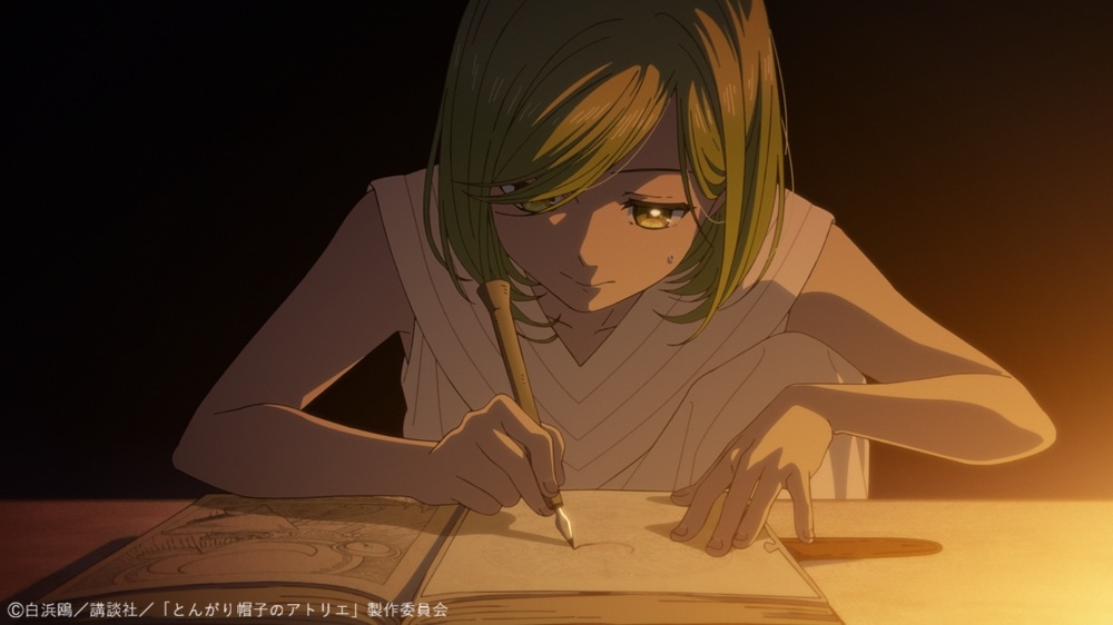 TVアニメ「とんがり帽子のアトリエ」第1話「はじまりの魔法」より