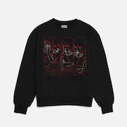 Paprika Thread-Embroidered Sweatshirt - Black