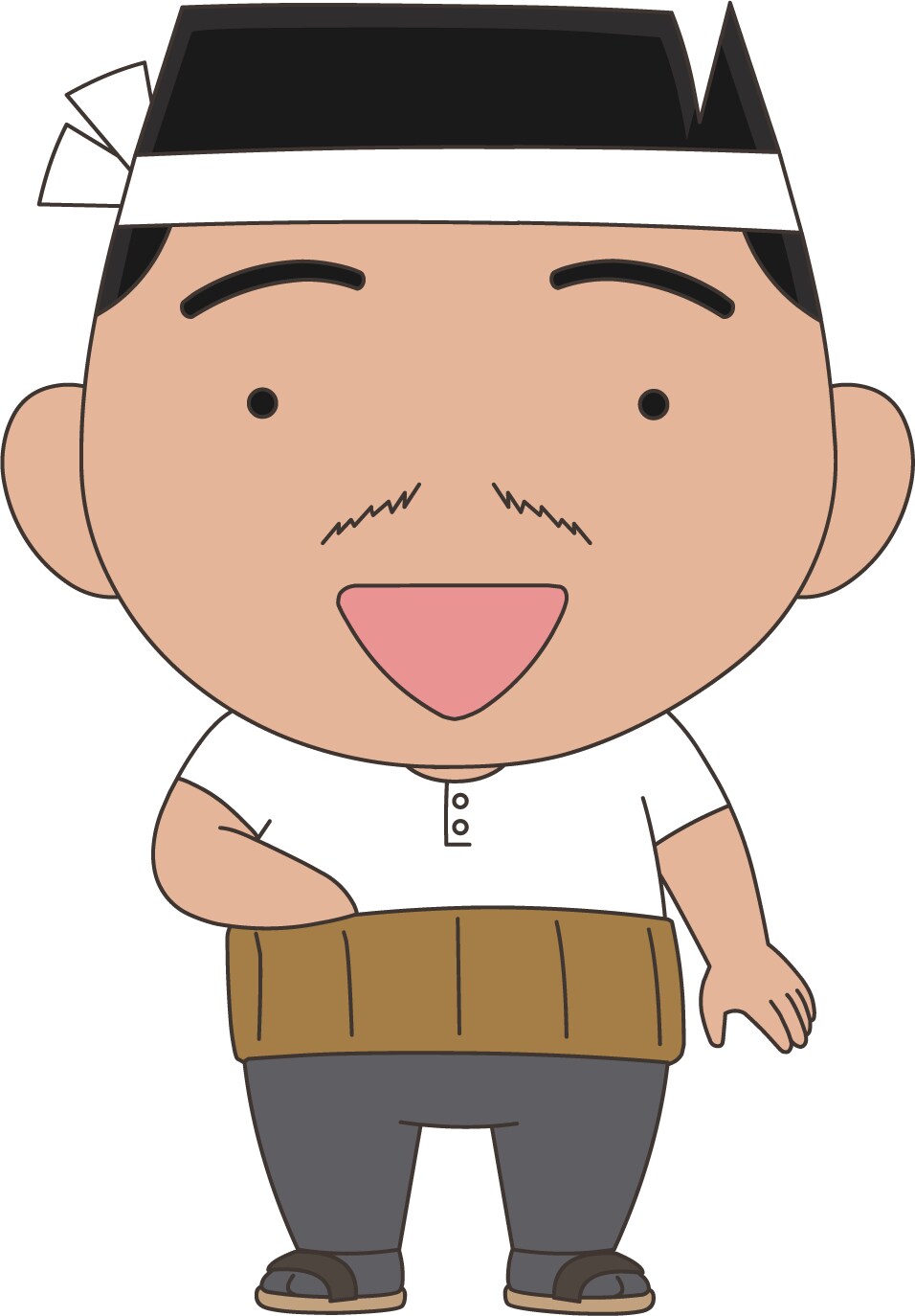 あしべ☆様　オーダーページ　5/21 小3アシベ QQゴマちゃん」1話の場面カット、アシベの両親役に興津和幸