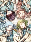 白浜鴎が描き下ろしたTVアニメ「とんがり帽子のアトリエ」Blu-ray上巻のジャケットイラスト