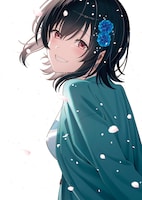 TVアニメ「クラスで2番目に可愛い女の子と友だちになった」Blu-ray BOXのパッケージイラスト