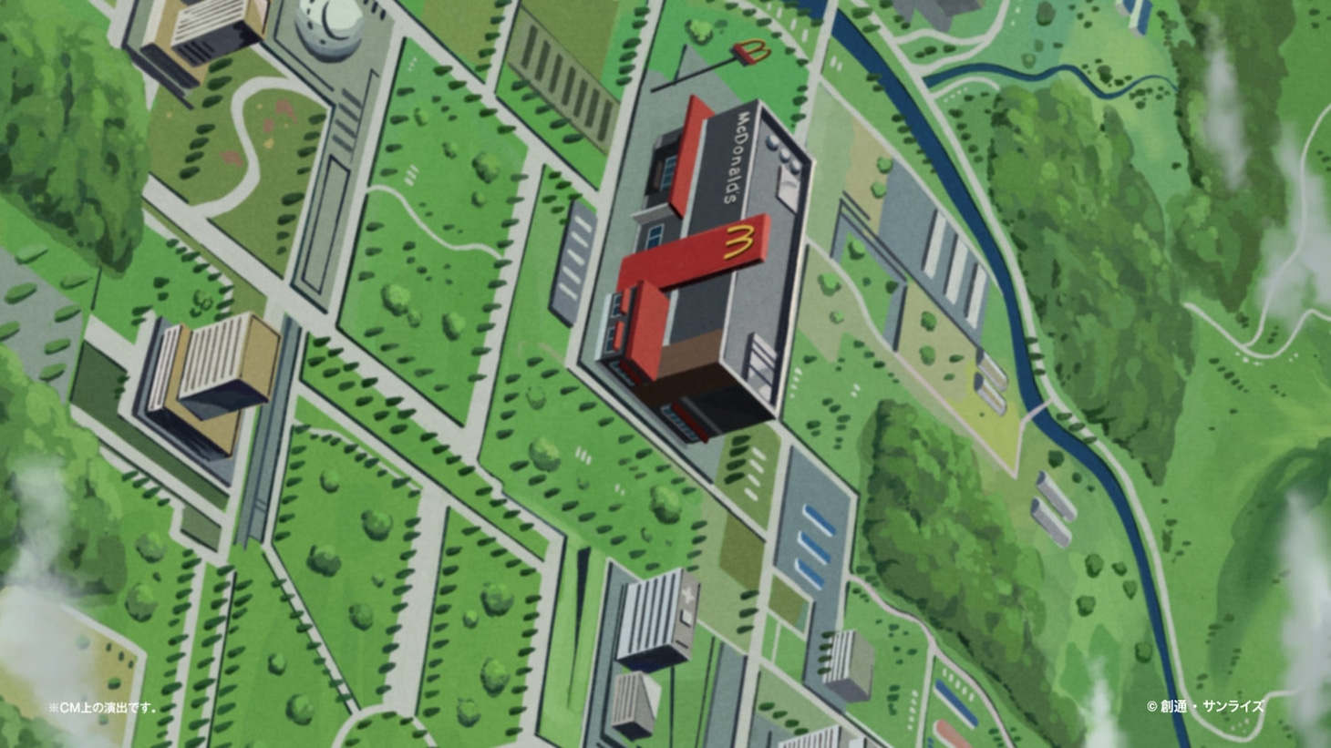 コラボテレビCMより (c)創通・サンライズ