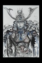 天野喜孝が手がけた「炎かがよへ」のキャラクターデザイン画