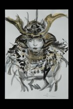 天野喜孝が手がけた「炎かがよへ」のキャラクターデザイン画