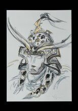 天野喜孝が手がけた「炎かがよへ」のキャラクターデザイン画