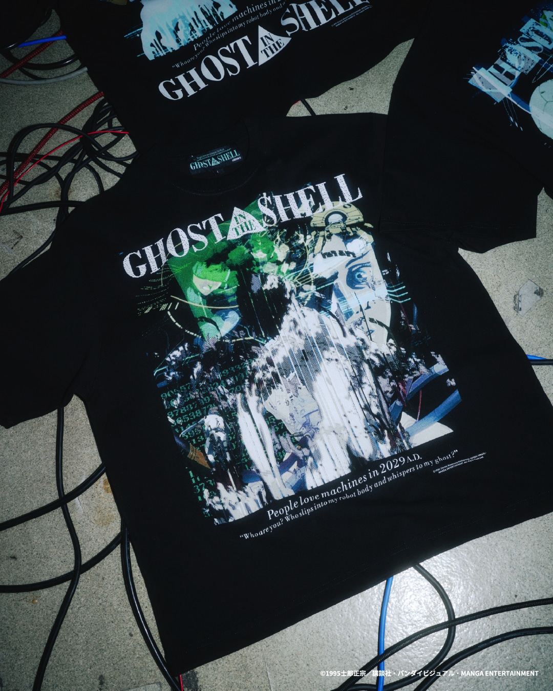 「GHOST IN THE SHELL × Kosuke Kawamura × atmos T-shirt」